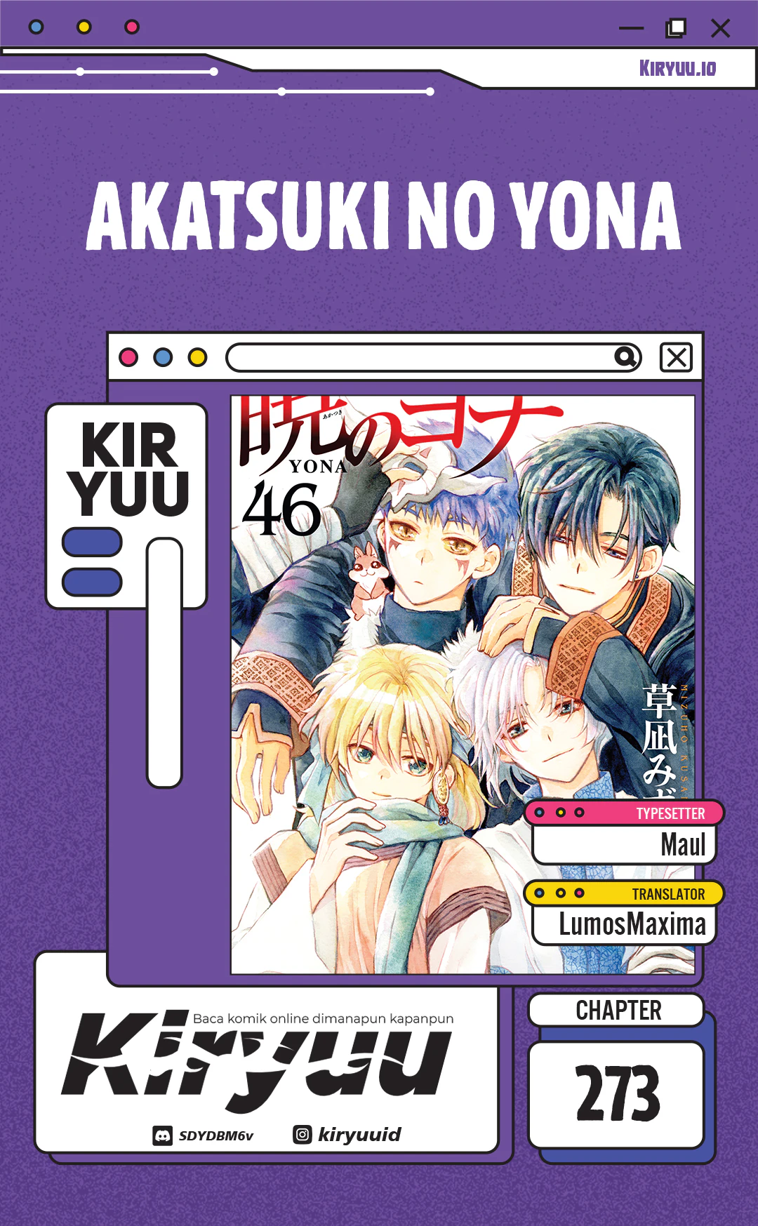 Baca Akatsuki no Yona - Chapter 273 halaman 1