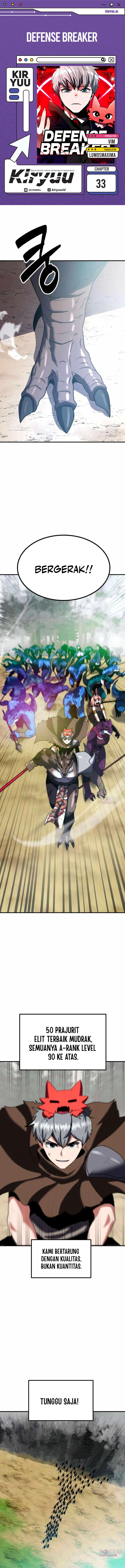 Baca Defense Breaker - Chapter 33 halaman 1