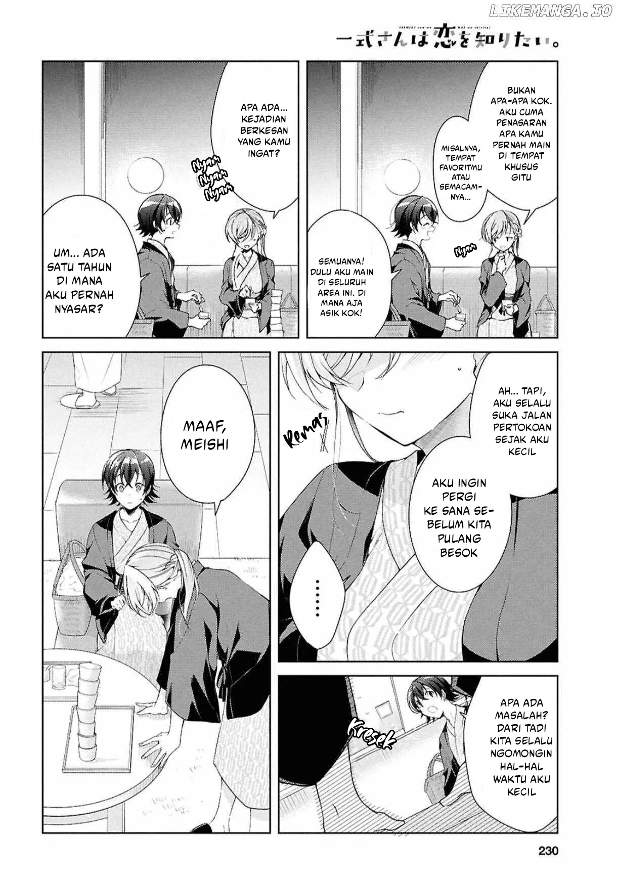 Baca Isshiki-san wa Koi wo shiritai. - Chapter 40 halaman 15