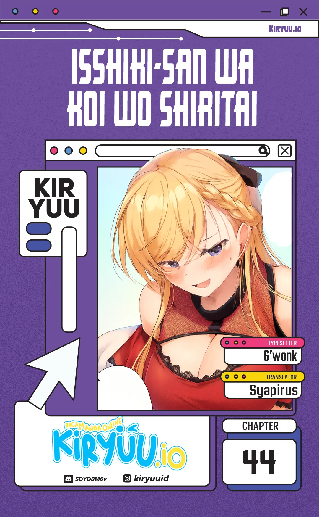 Baca Isshiki-san wa Koi wo shiritai. - Chapter 44 halaman 1