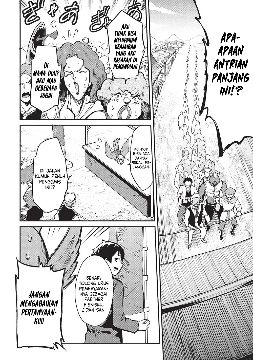 Baca Itsudemo Jitaku Ni Kaerareru Ore Wa, Isekai De Gyoushounin O Hajimemashita - Chapter 48 halaman 3