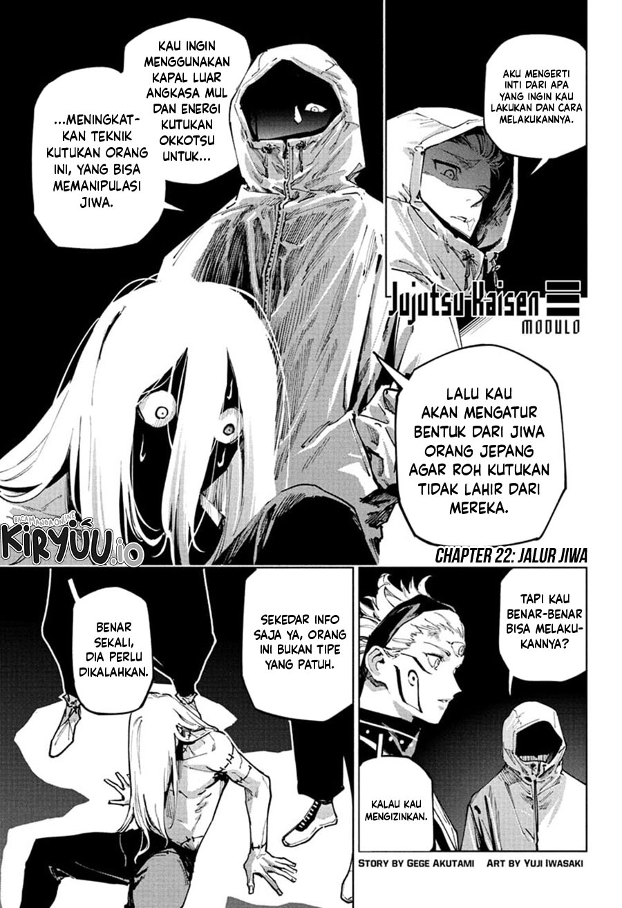 Baca Jujutsu Kaisen Modulo - Chapter 22 halaman 2