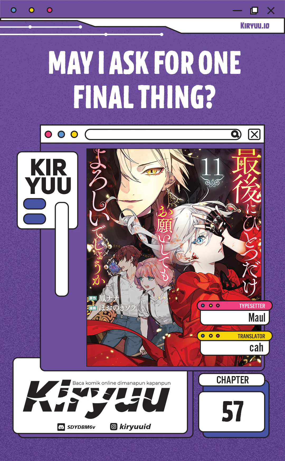 Baca May I Ask for One Final Thing? - Chapter 57 halaman 1