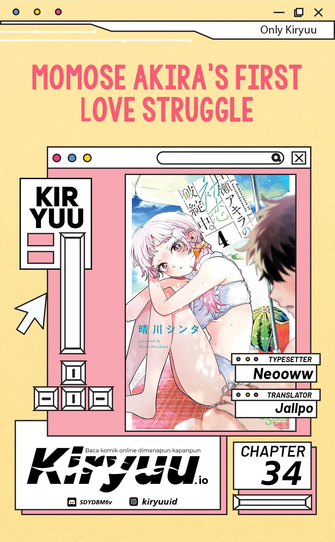 Baca Momose Akira no Hatsukoi Hatan-chuu. - Chapter 34 halaman 1