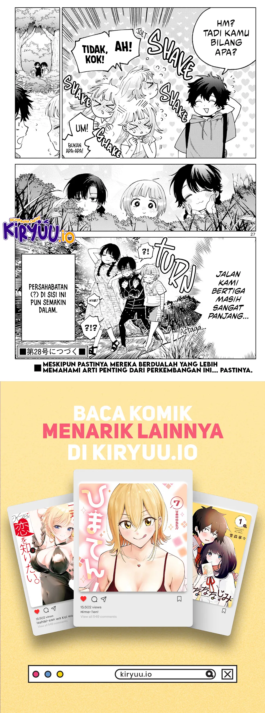 Baca Momose Akira no Hatsukoi Hatan-chuu. - Chapter 40 halaman 28