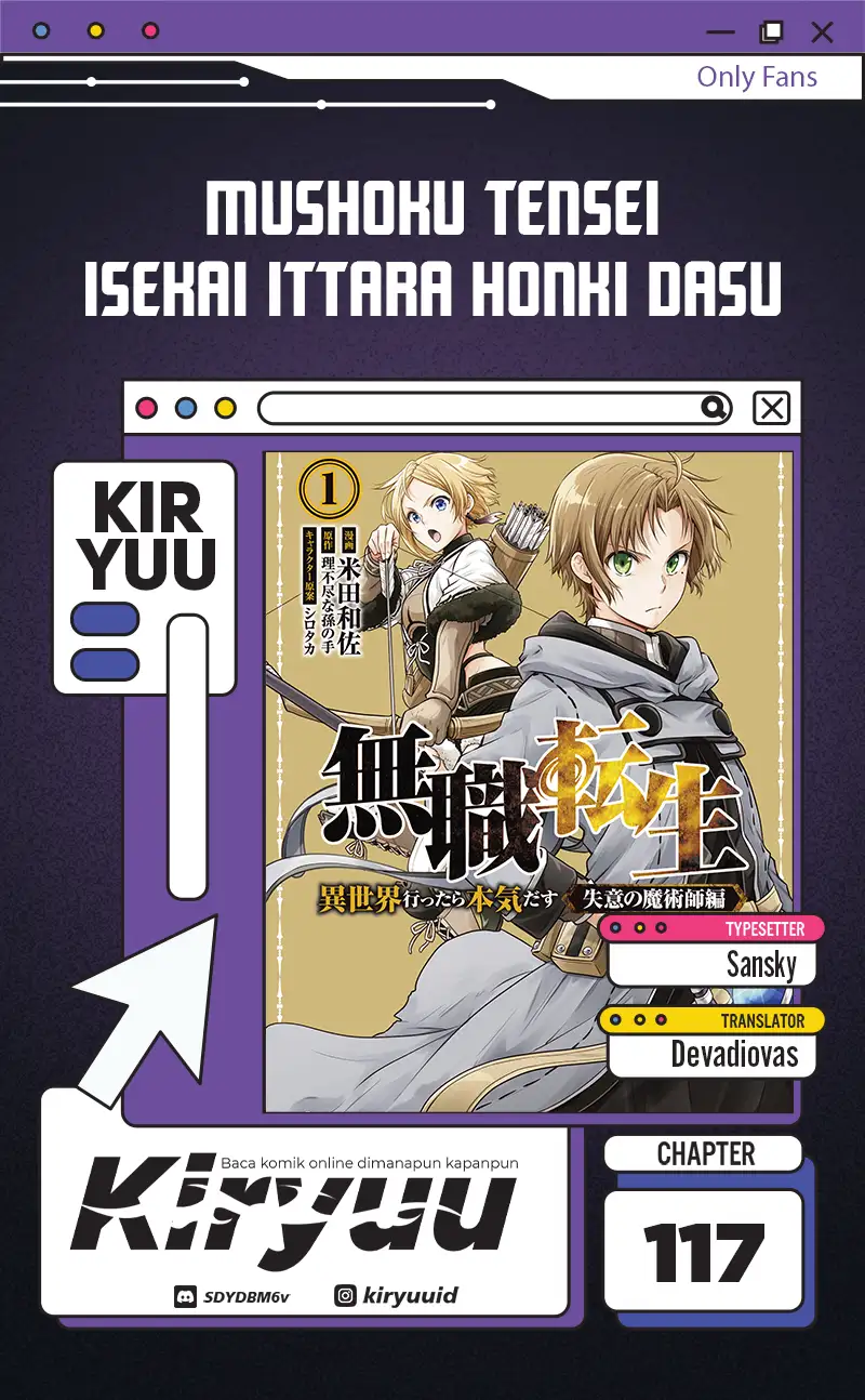 Baca Mushoku Tensei - Isekai Ittara Honki Dasu - Chapter 117 halaman 1