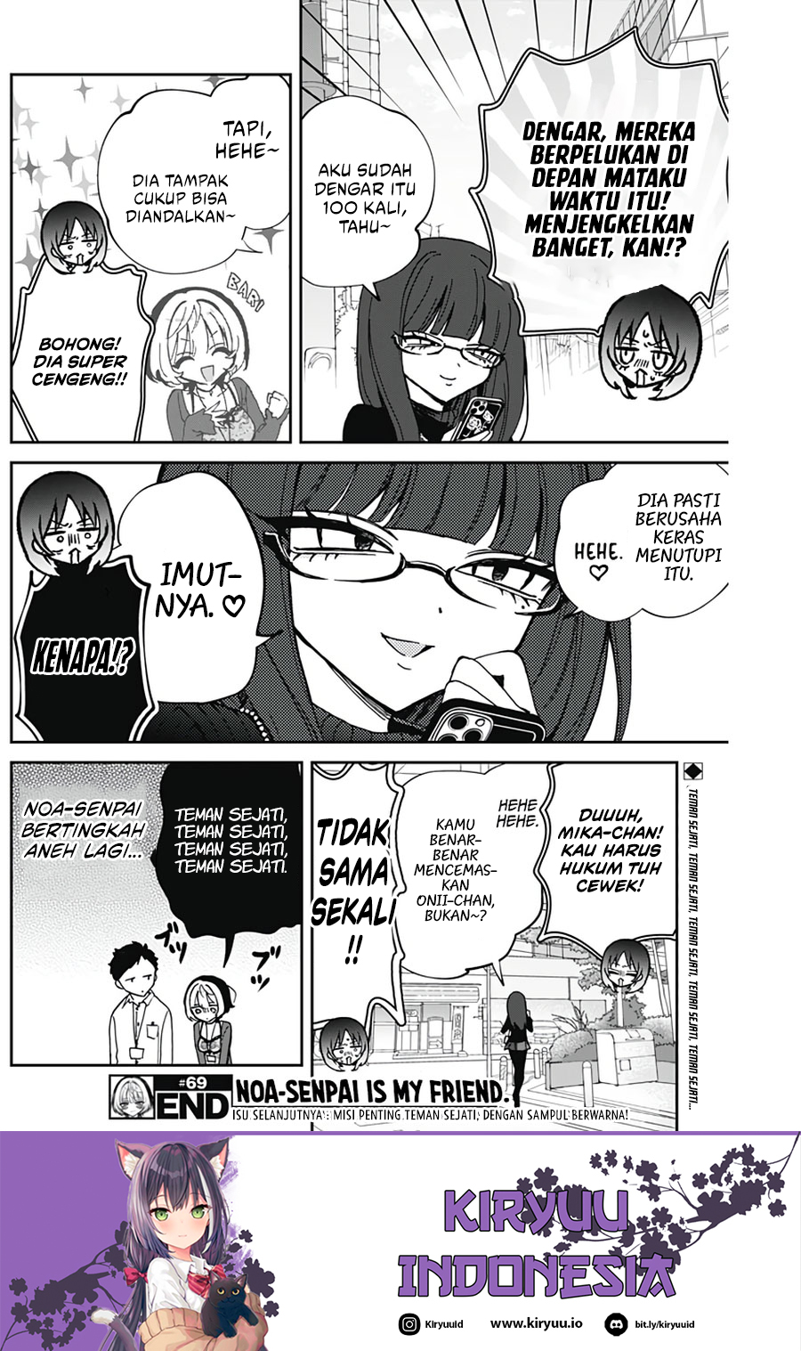 Baca Noa-senpai wa Tomodachi - Chapter 69 halaman 19