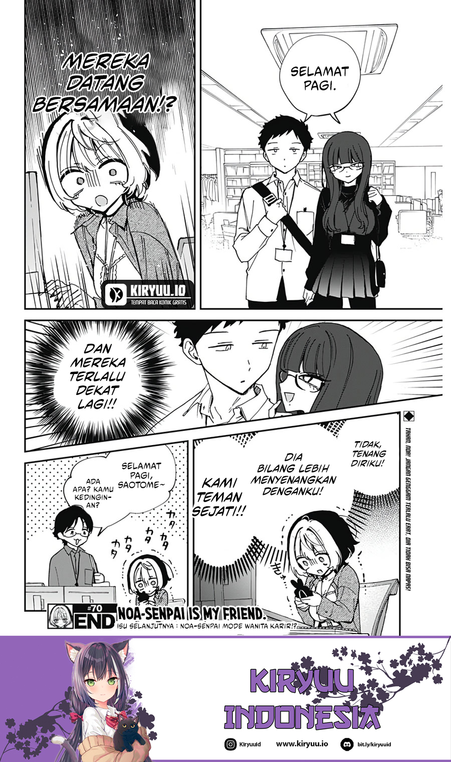 Baca Noa-senpai wa Tomodachi - Chapter 70 halaman 20