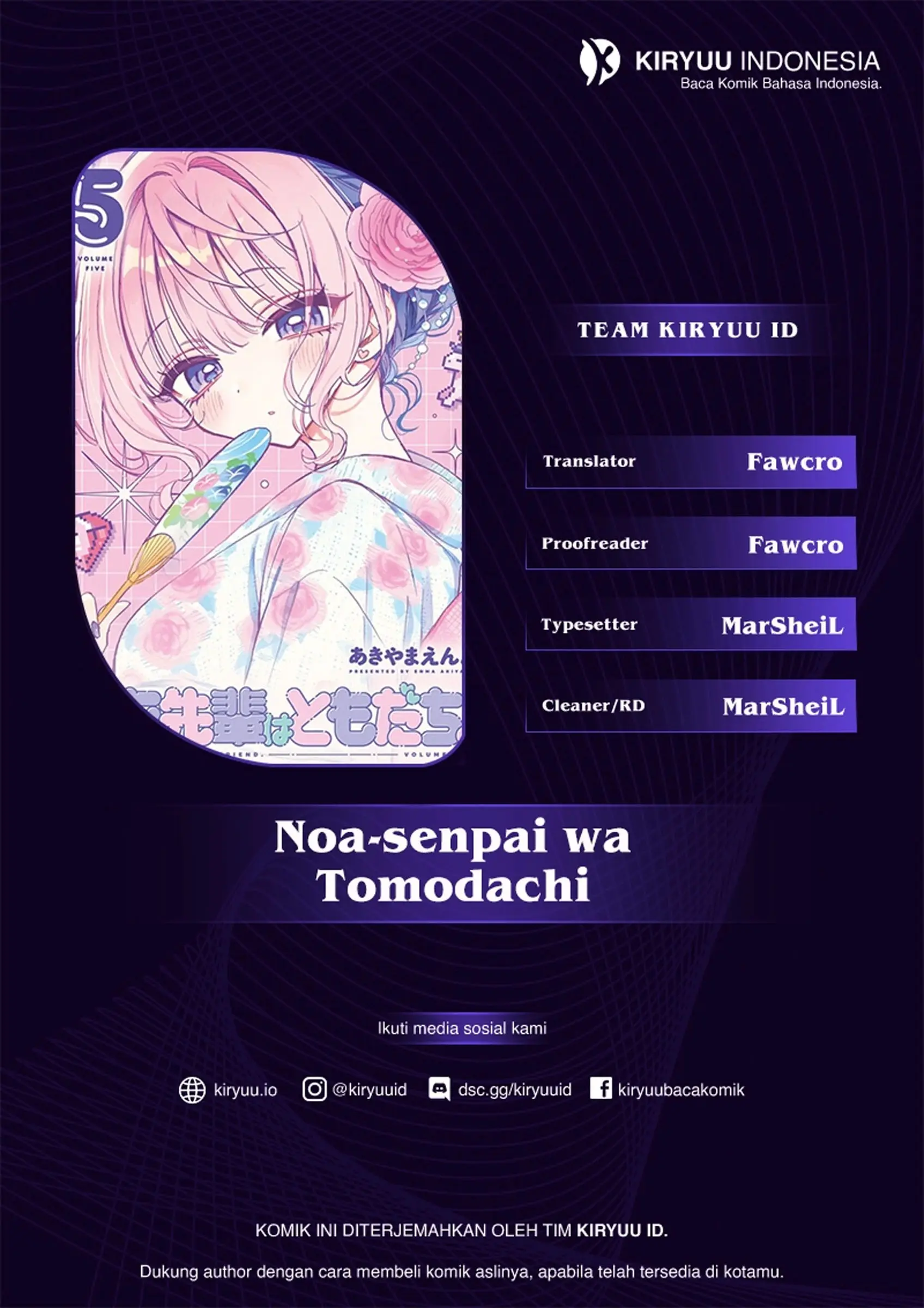 Baca Noa-senpai wa Tomodachi - Chapter 90 halaman 1
