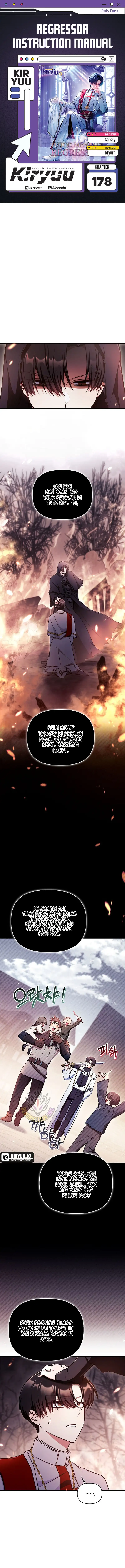 Baca Regressor Instruction Manual - Chapter 178 halaman 1