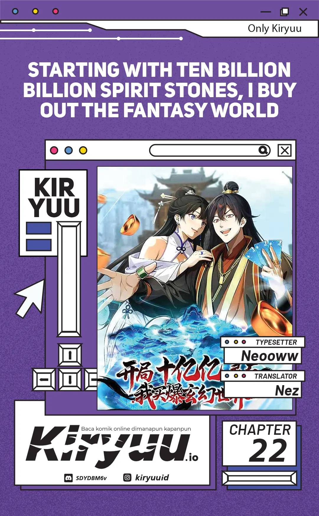 Baca Starting with Ten Billion Billion Spirit Stones, I Buy Out the Fantasy World - Chapter 22 halaman 1