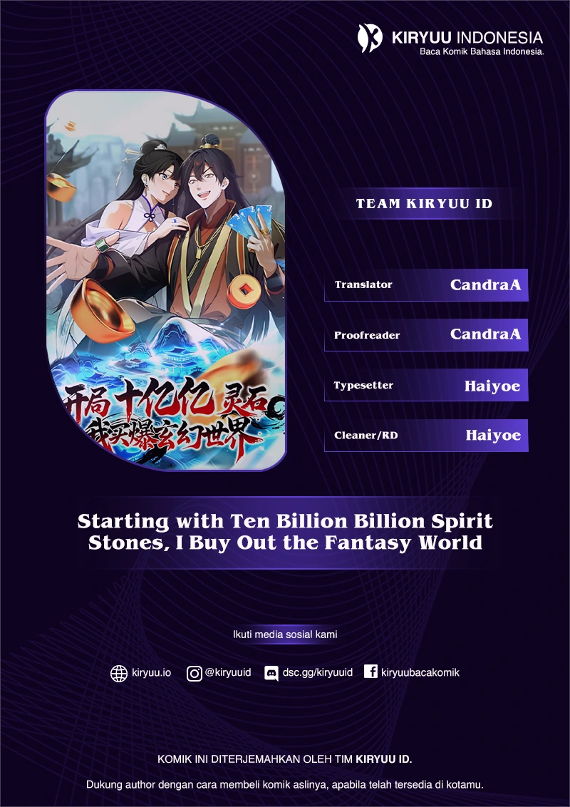 Baca Starting with Ten Billion Billion Spirit Stones, I Buy Out the Fantasy World - Chapter 25 halaman 1