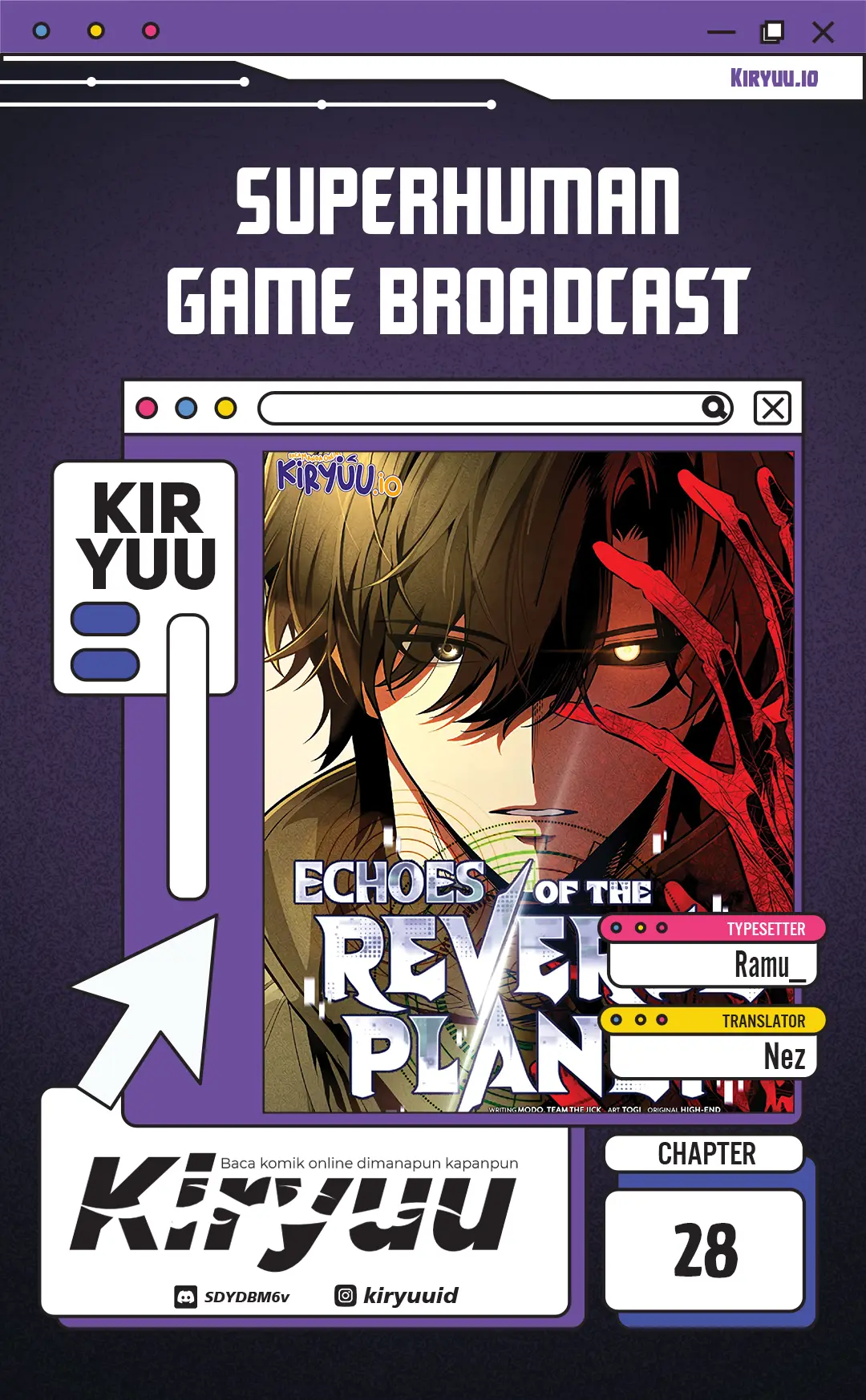 Baca Superhuman Game Broadcast - Chapter 28 halaman 1