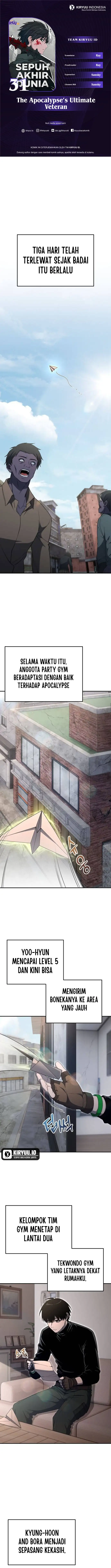 Baca The Apocalypse's Ultimate Veteran - Chapter 31 halaman 1