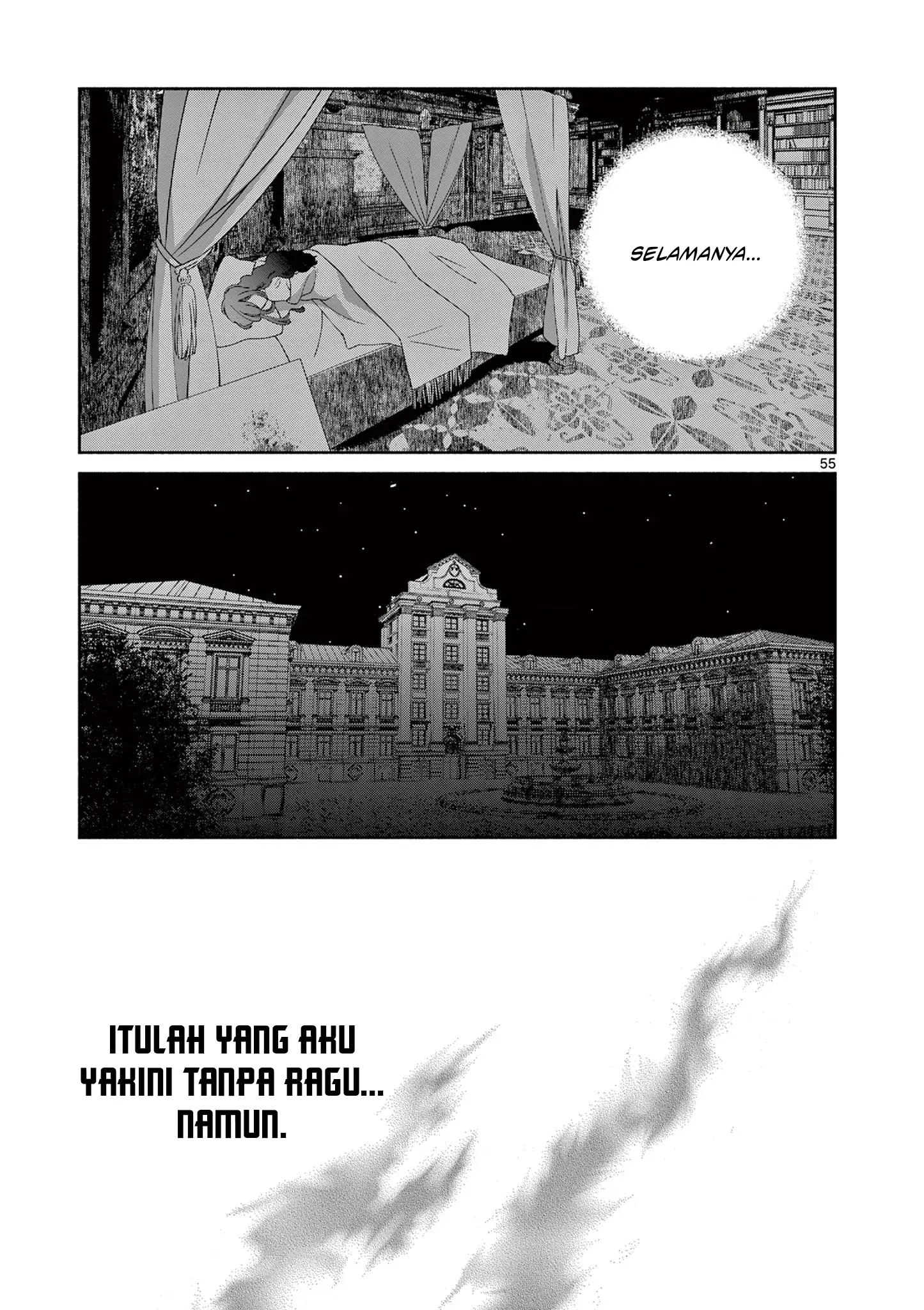 Baca The Disappearance of a Dying Villainess: Changing My Ways Didn’t Work, So My First Love Spirited Me Away - Chapter 1 halaman 55