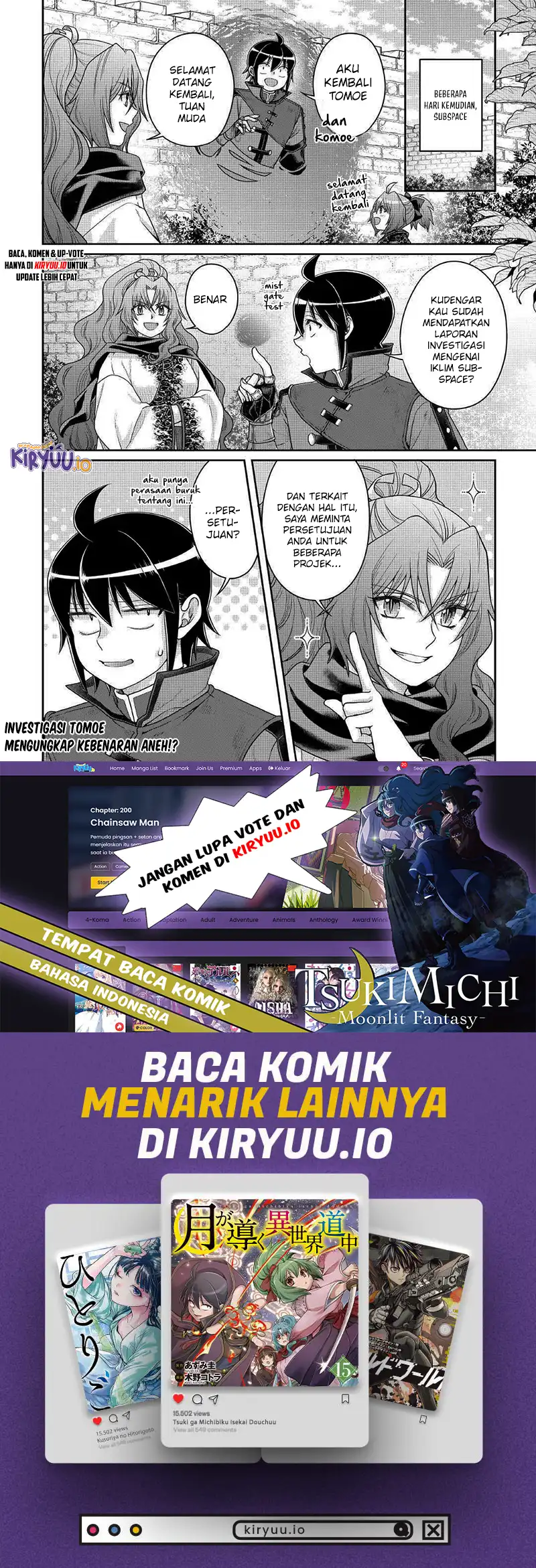 Baca Tsuki ga Michibiku Isekai Douchuu - Chapter 114 halaman 29