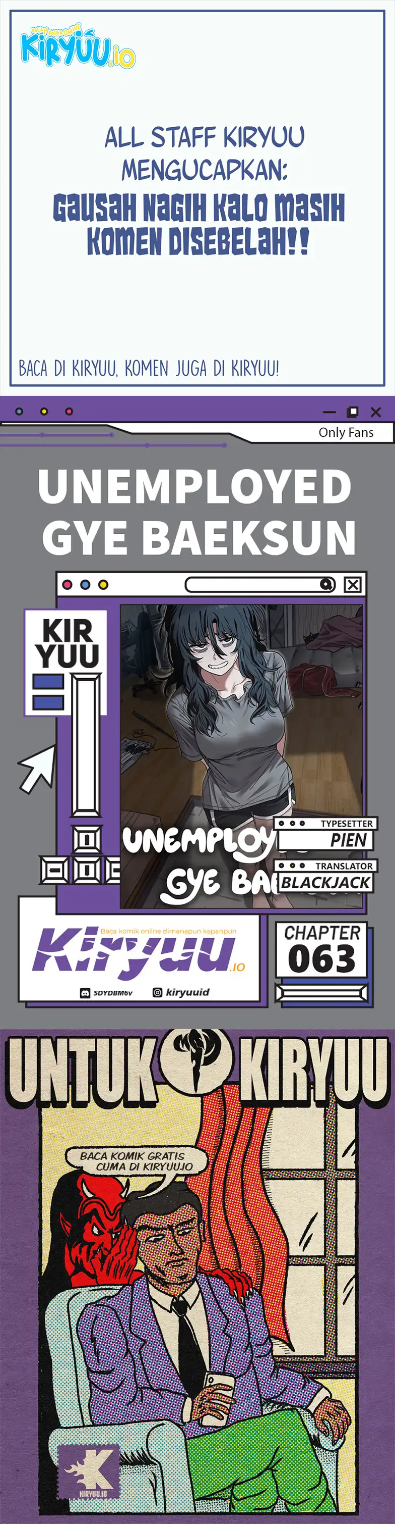 Baca Unemployed Gye Baek Soon - Chapter 63 halaman 1