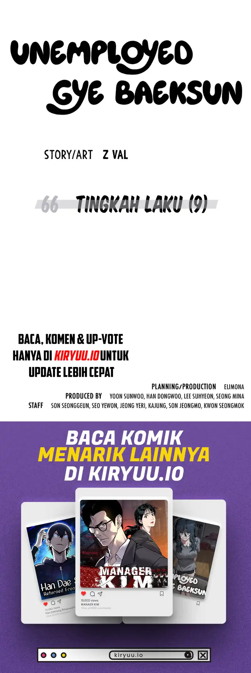 Baca Unemployed Gye Baek Soon - Chapter 66 halaman 16