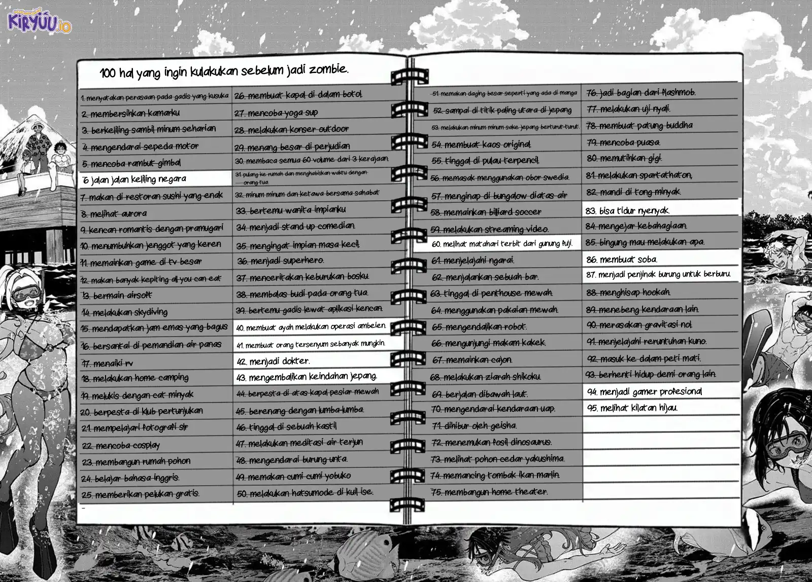 Baca Zombie 100 ~Zombie ni Naru Made ni Shitai 100 no Koto~ - Chapter 83 halaman 32