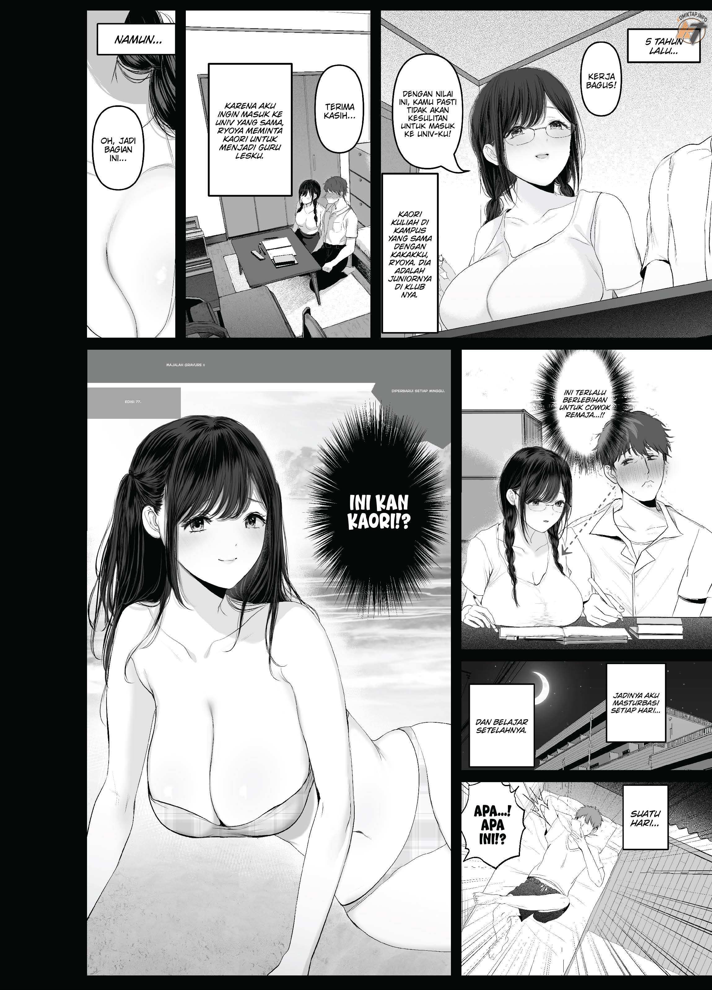 Zutto Suki datta Moto GraDol no Bakunyuu Aniyome to Tanetsuke Koubishi Makuru 3-kakan. Chapter 1