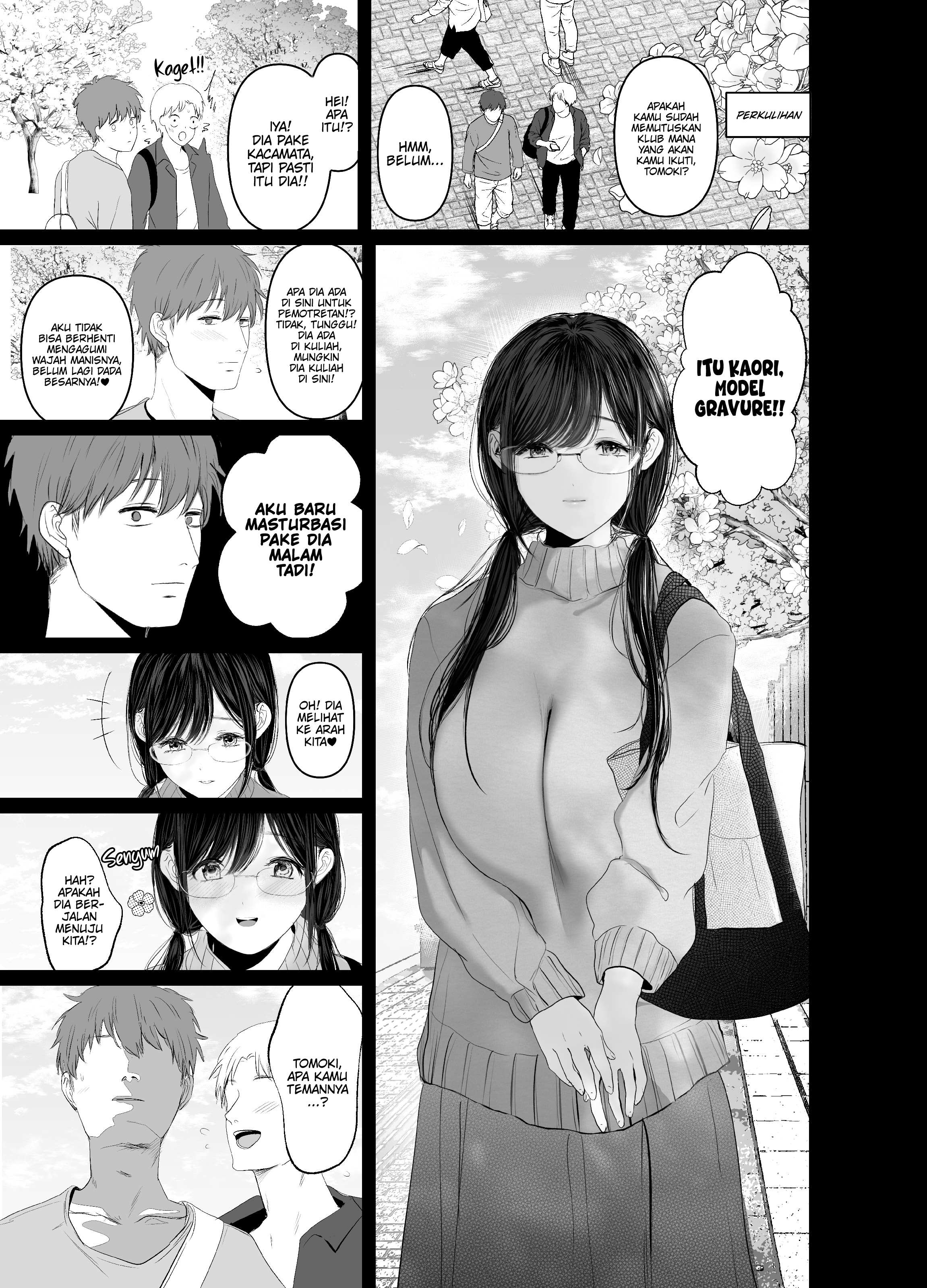 Zutto Suki datta Moto GraDol no Bakunyuu Aniyome to Tanetsuke Koubishi Makuru 3-kakan. Chapter 1