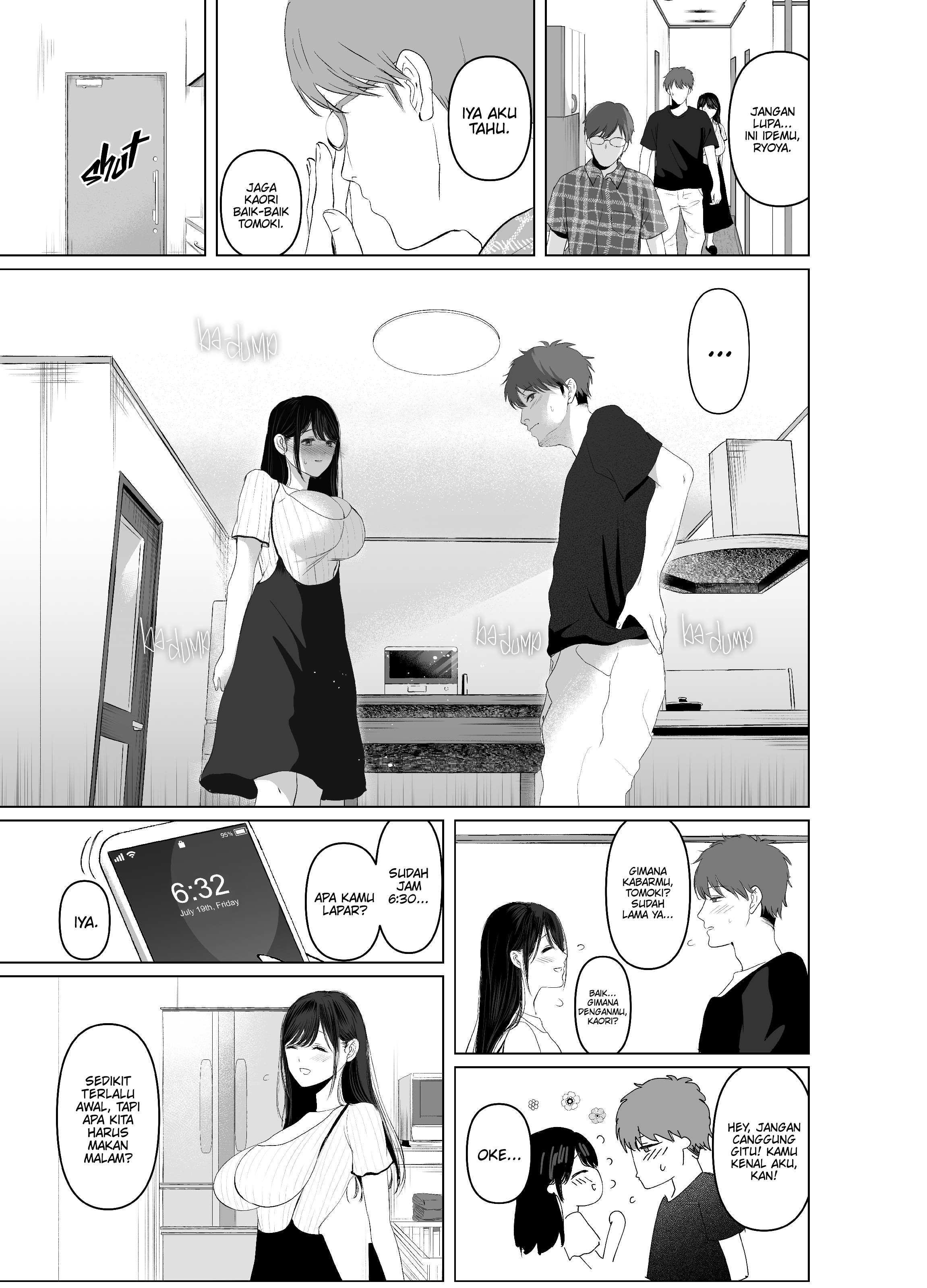Zutto Suki datta Moto GraDol no Bakunyuu Aniyome to Tanetsuke Koubishi Makuru 3-kakan. Chapter 1