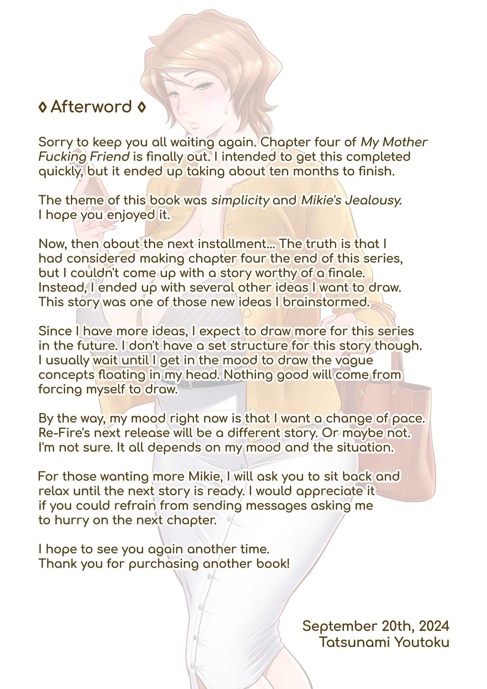 My Mother Fucking Friend Chapter 4 – halaman 45