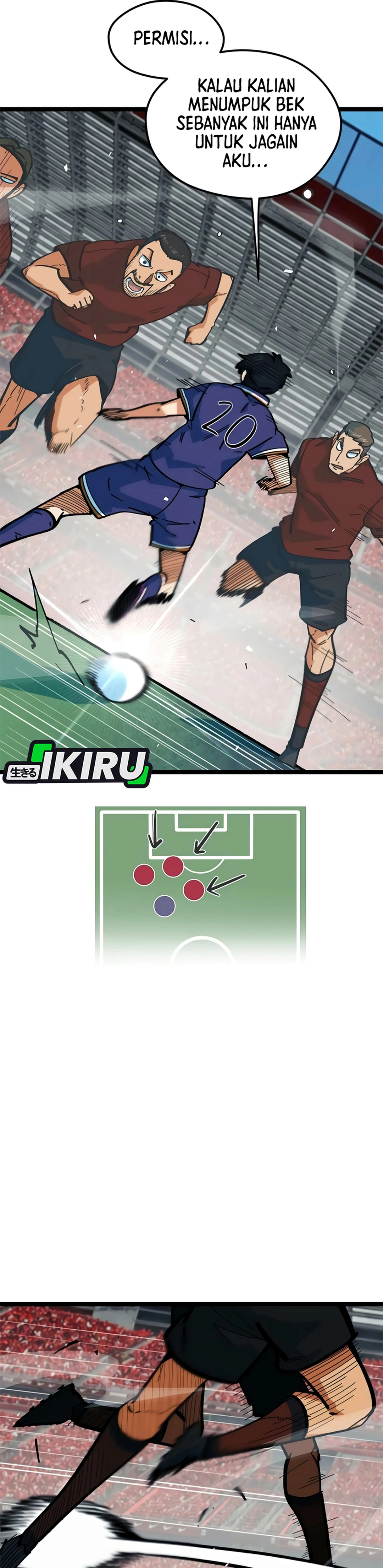I'm Being Misunderstood as a Soccer Genius chapter 81 halaman 45