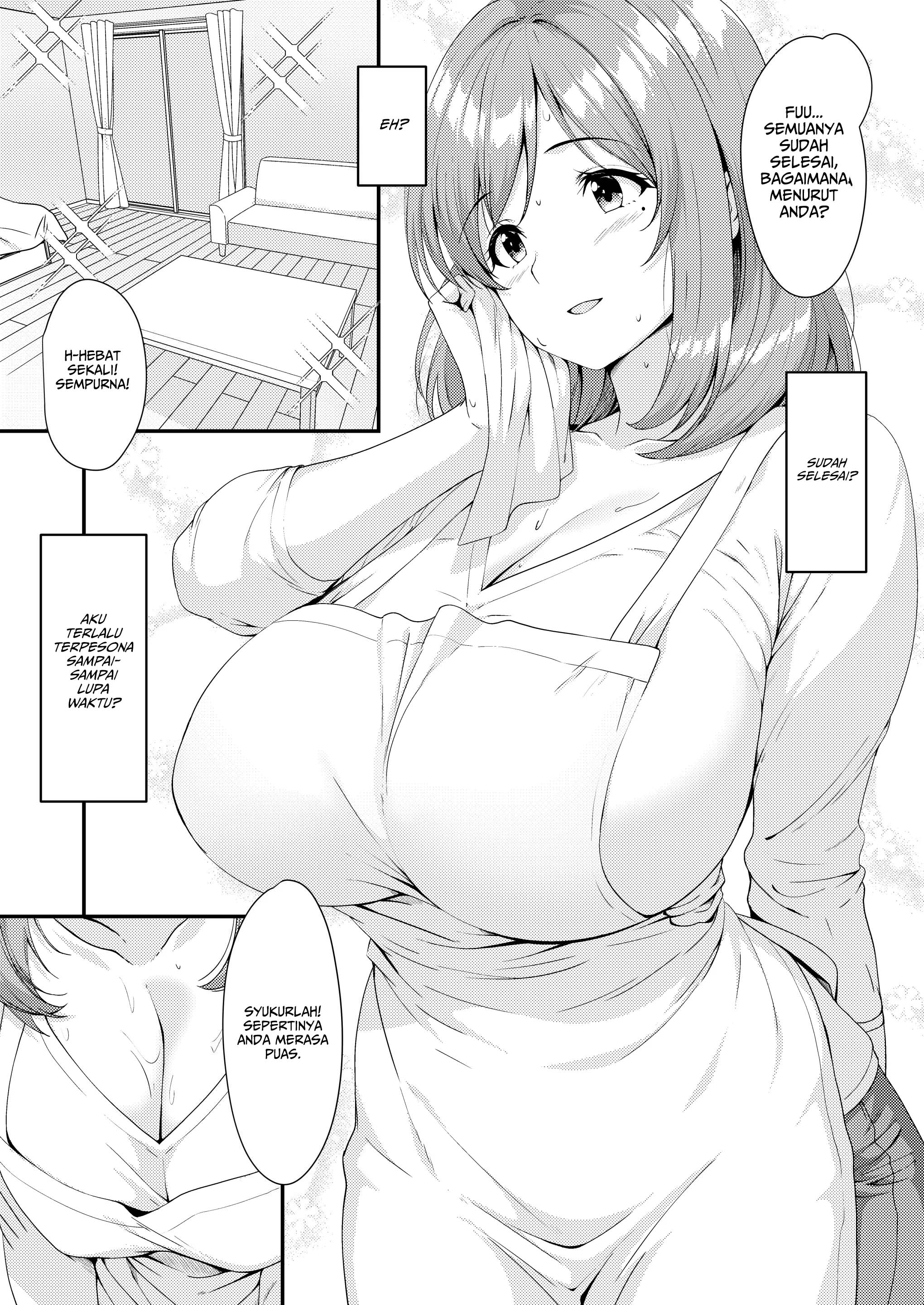Kajidaikou no Kyonyuu Oku-sama ga Souji no Tsuide ni Tanonde nai Toko made Osewa Shite Kureru Hanashi Chapter 1 – halaman 7