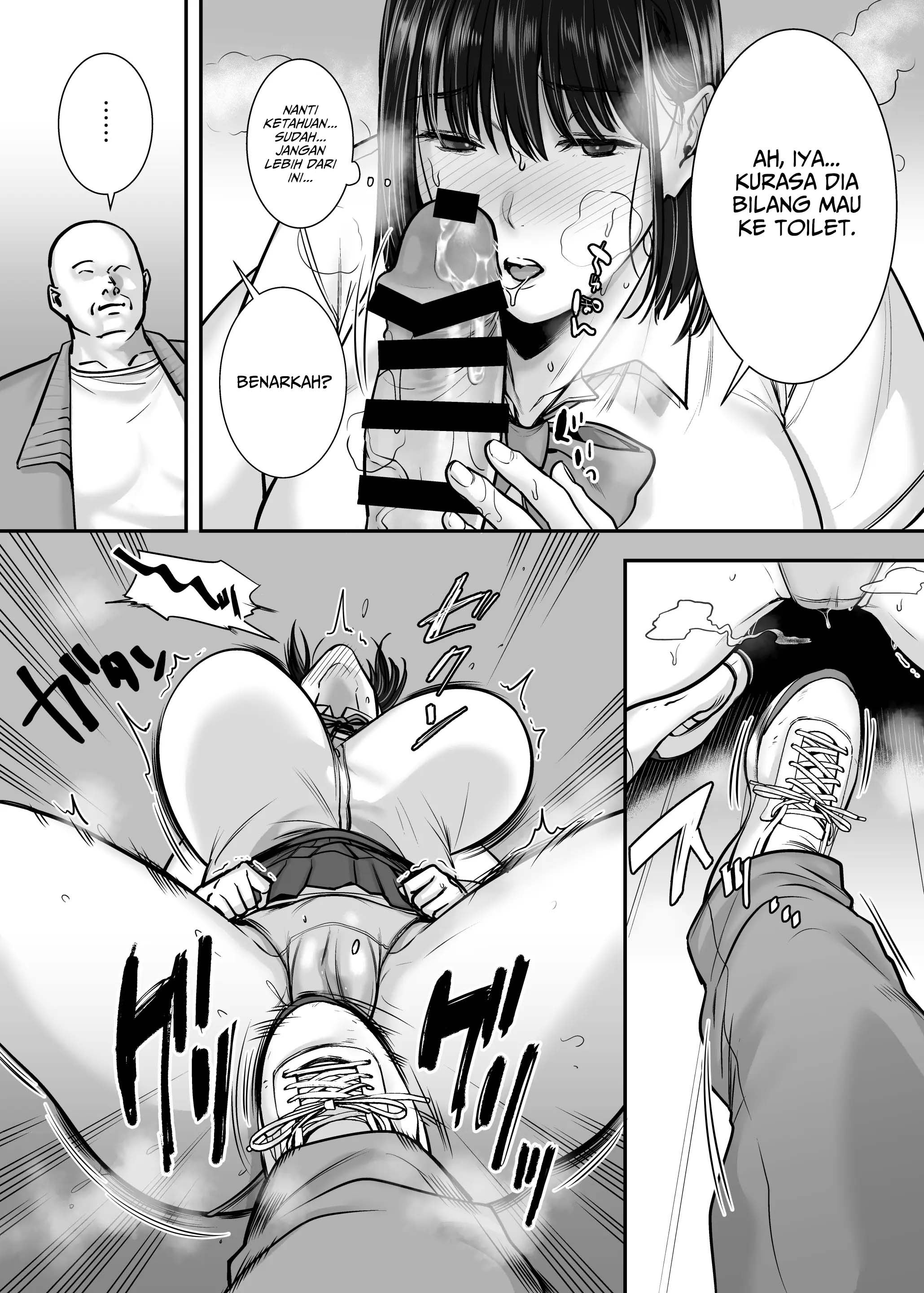 Kakure Kyonyuu no Bungaku Shoujo Toshoshitsu no Haitoku Jugyou – Girl who loves literature Chapter 1 – halaman 21