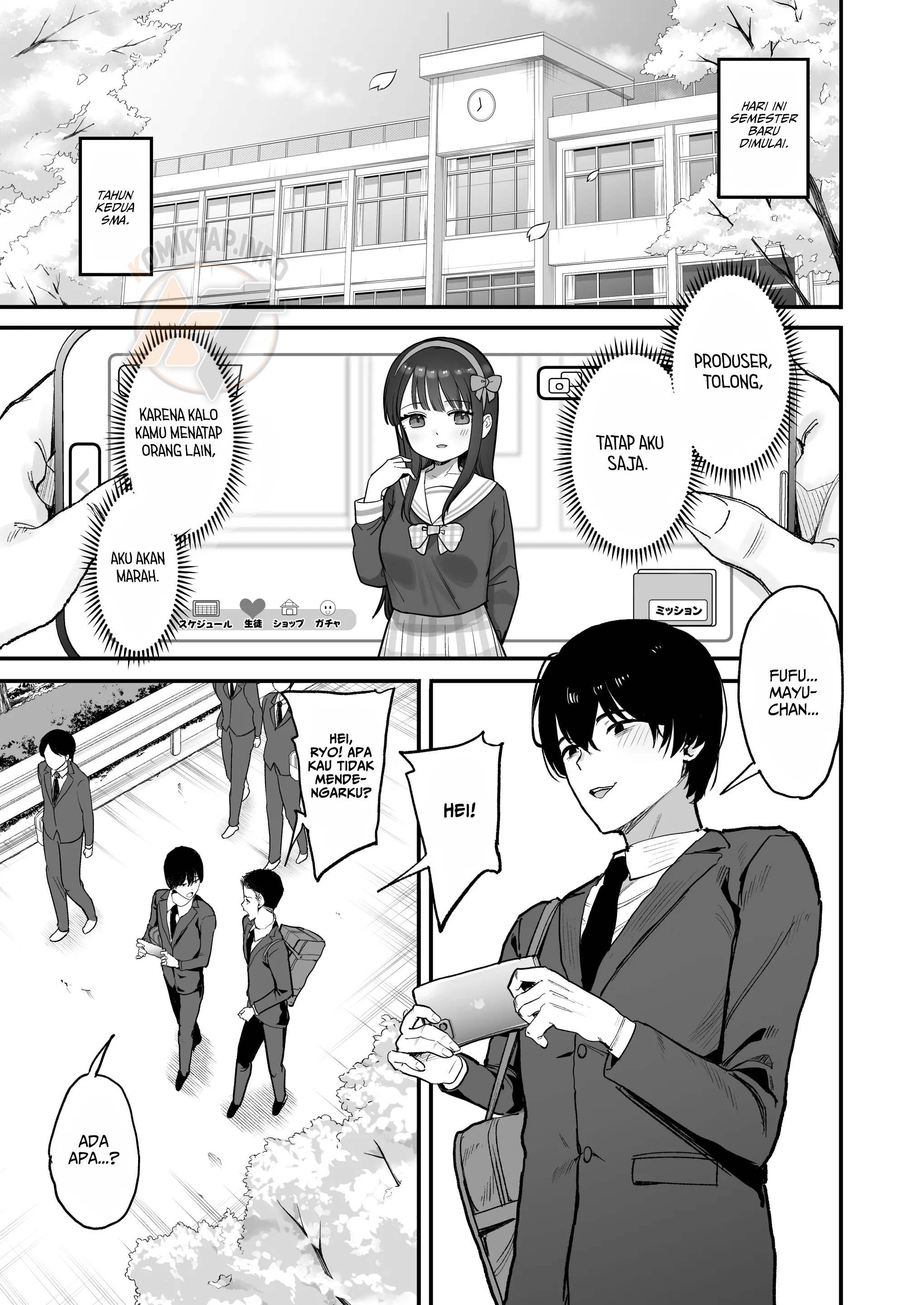 Nijigen Otaku no Ore ga Tenkou Shite Kita Kyonyuu Idol ni Otosareru made Chapter 1 – halaman 3