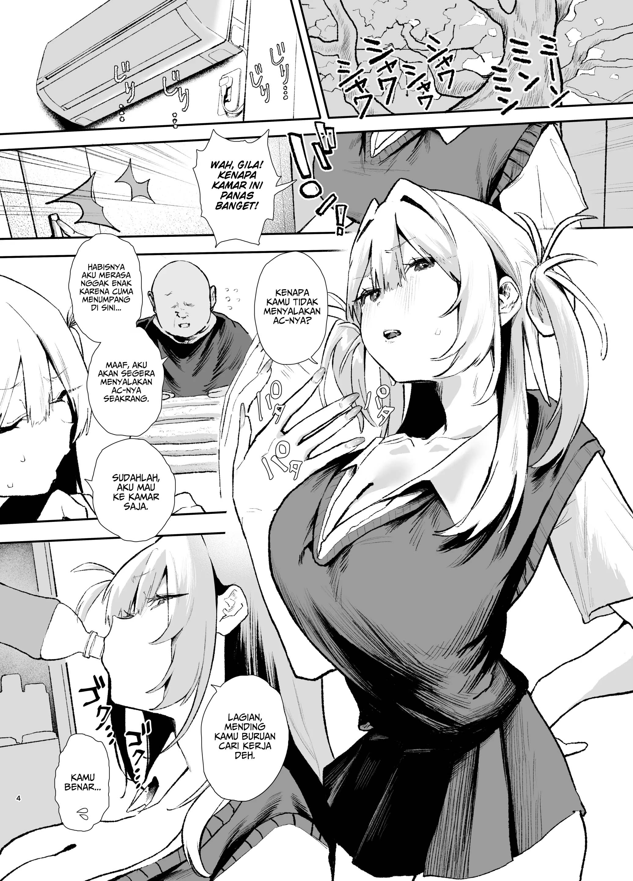 Namaiki Gal ga Oji-san no Dekachin ni Sakaraenaku Natta Hi Chapter 1 – halaman 4