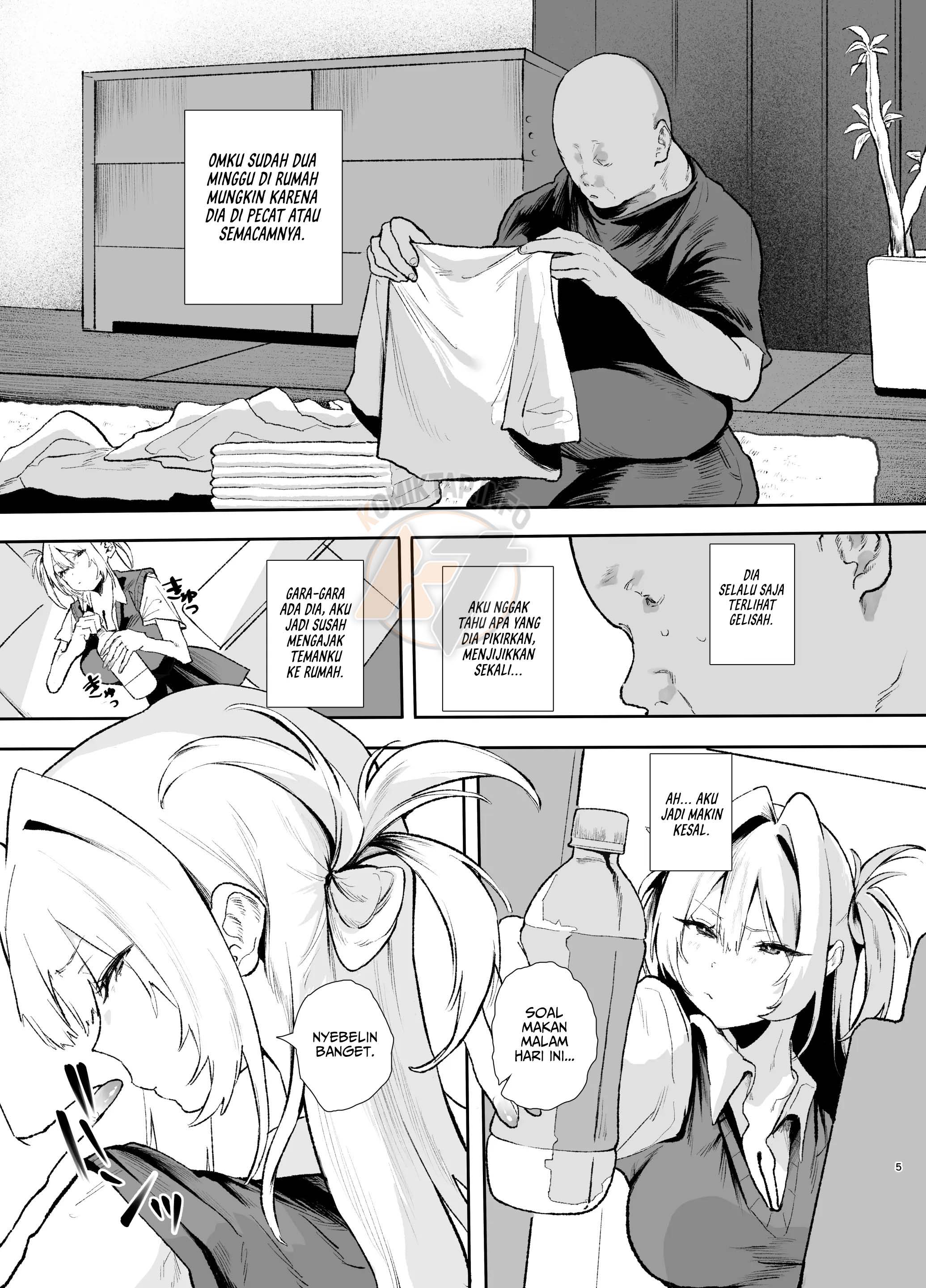 Namaiki Gal ga Oji-san no Dekachin ni Sakaraenaku Natta Hi Chapter 1 – halaman 5