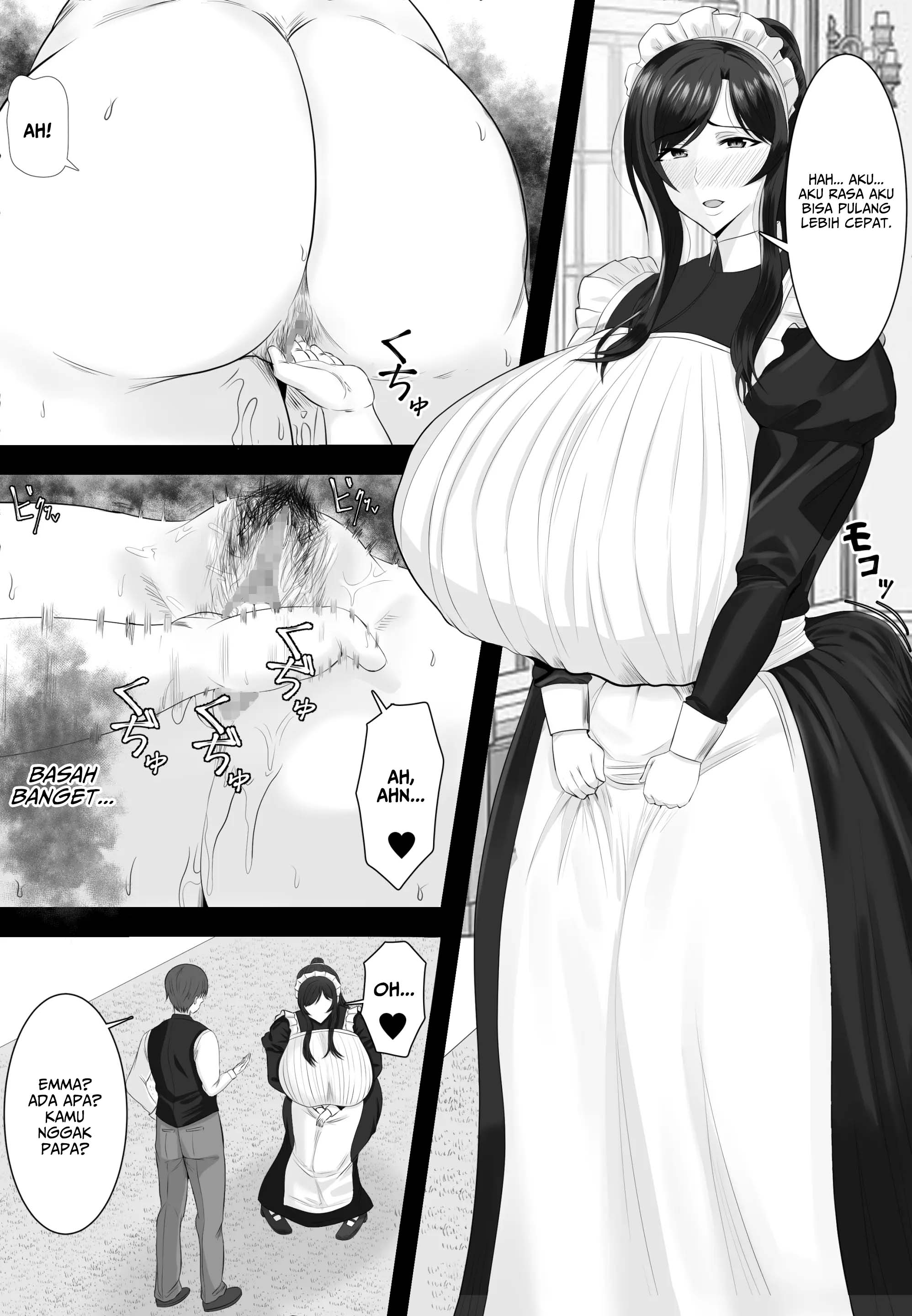 Bakunyuu Seiso Maid Tsuma Bou-chan ni Otosareru Chapter 1 – halaman 11