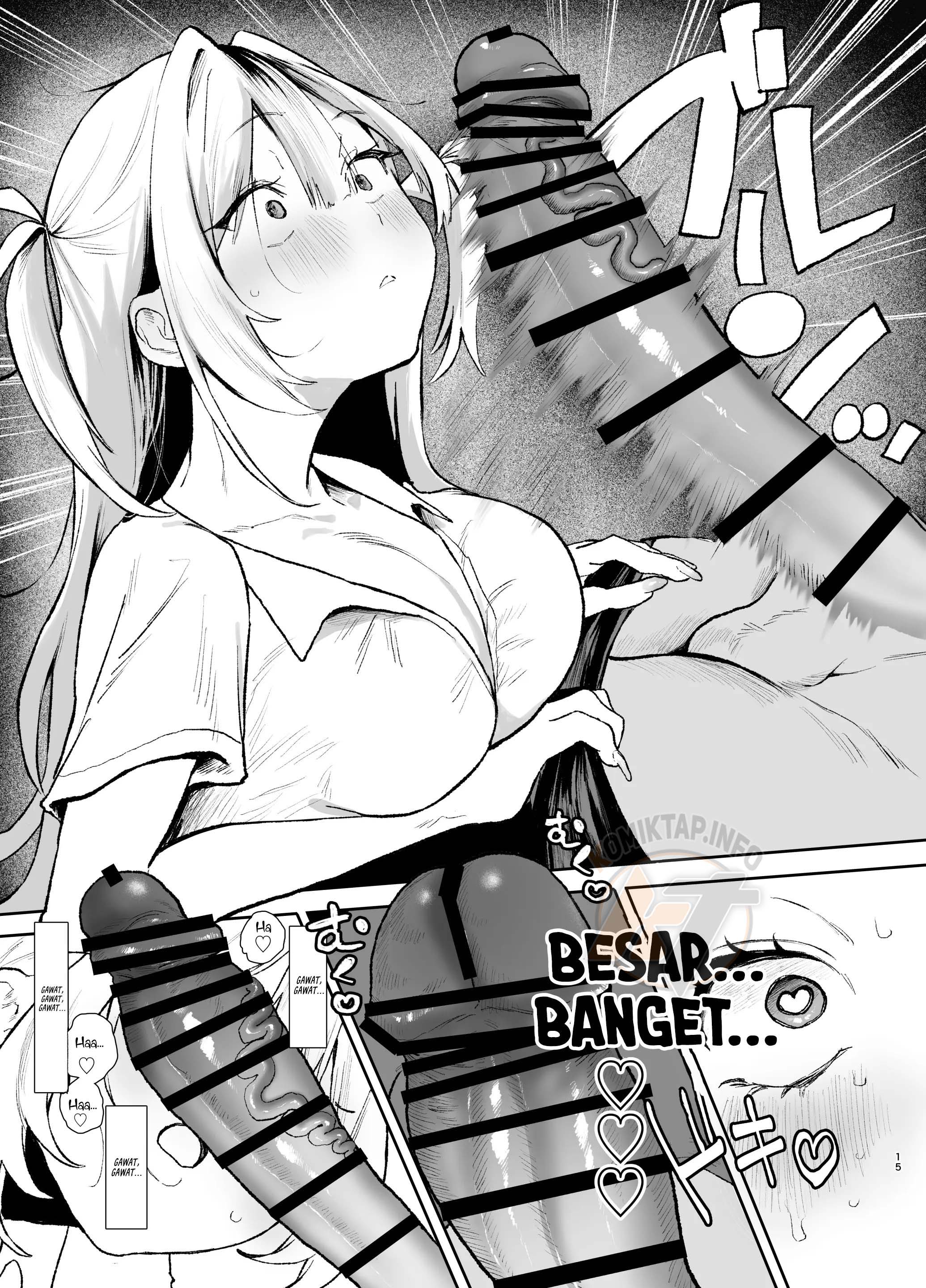 Namaiki Gal ga Oji-san no Dekachin ni Sakaraenaku Natta Hi Chapter 1 – halaman 15