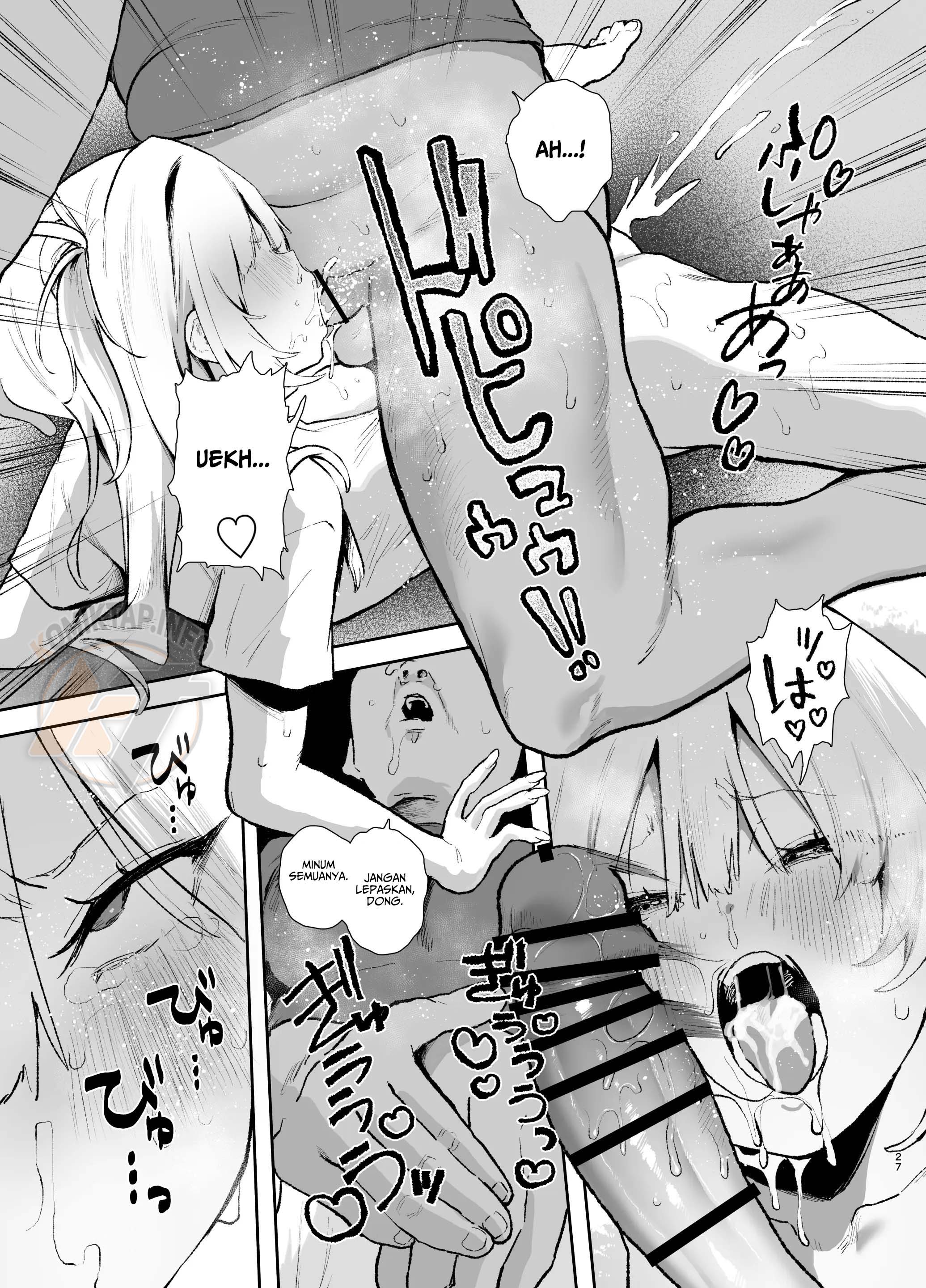 Namaiki Gal ga Oji-san no Dekachin ni Sakaraenaku Natta Hi Chapter 1 – halaman 27
