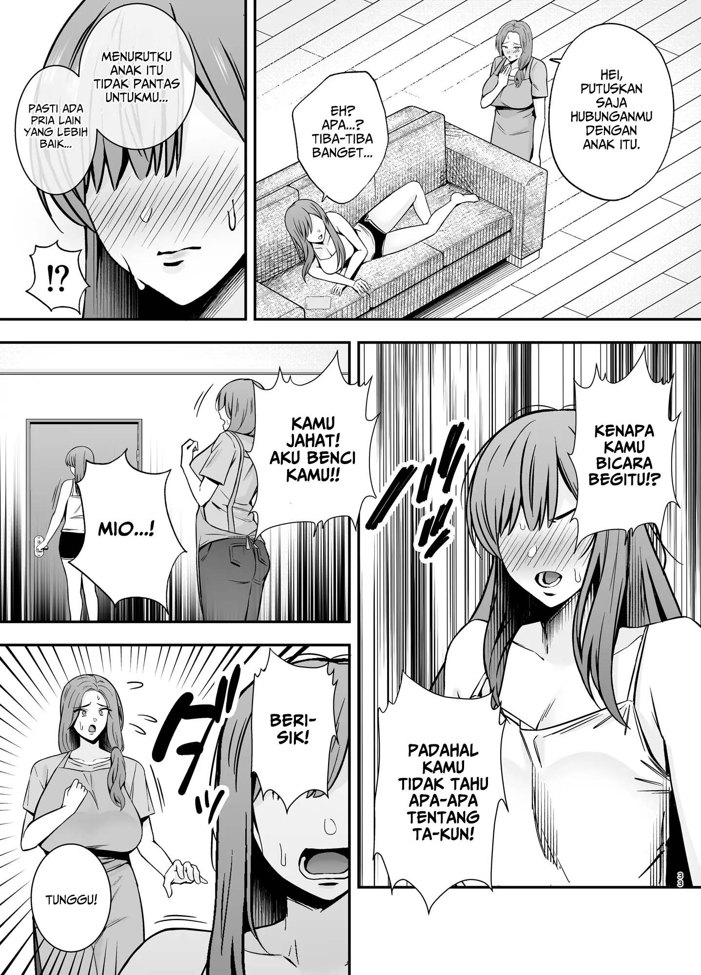 Ochibo ~Musume no Kawarini Chara-Otoko ni Dakareru Haha~ Chapter 1 – halaman 33