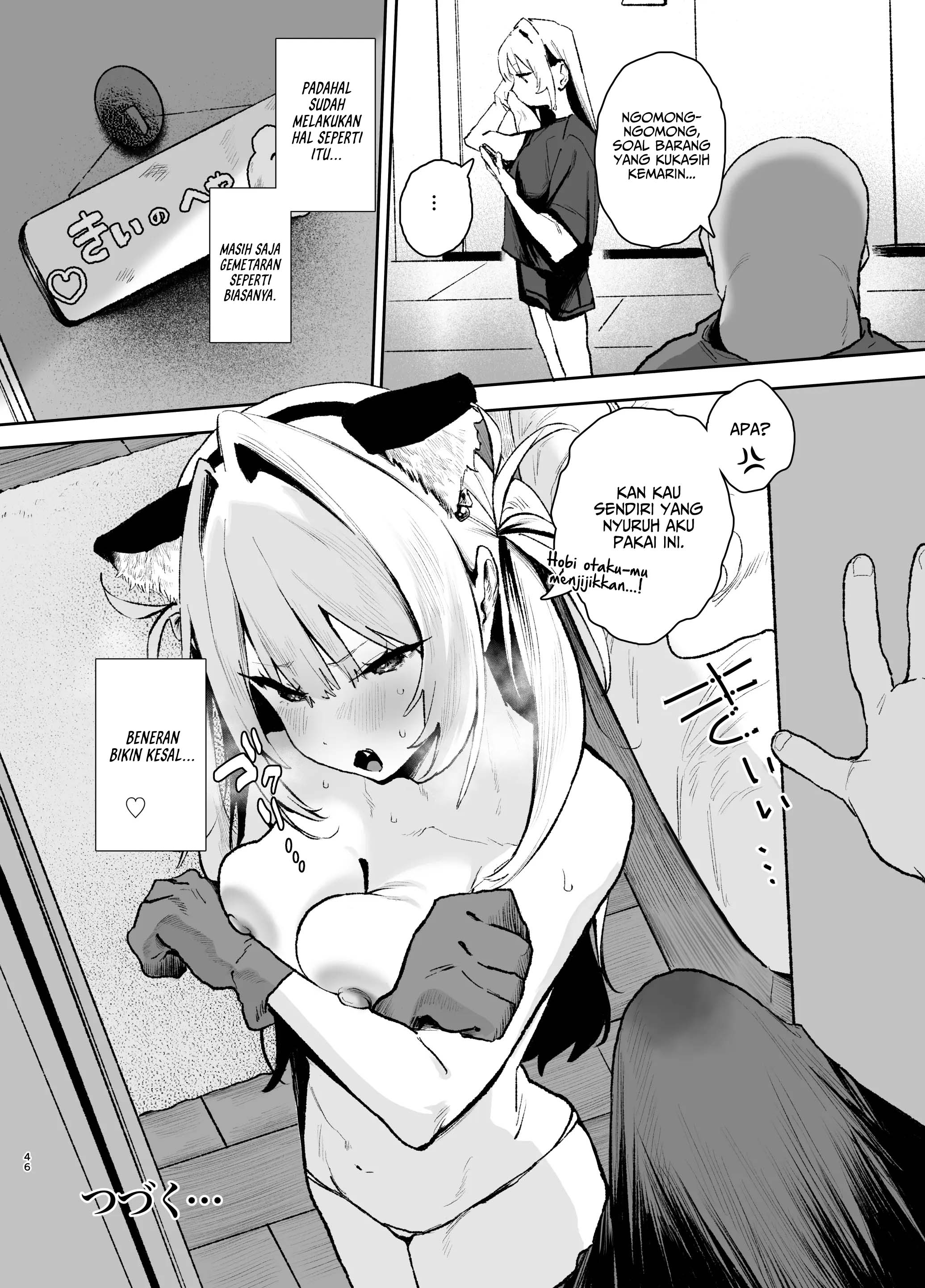 Namaiki Gal ga Oji-san no Dekachin ni Sakaraenaku Natta Hi Chapter 1 – halaman 46