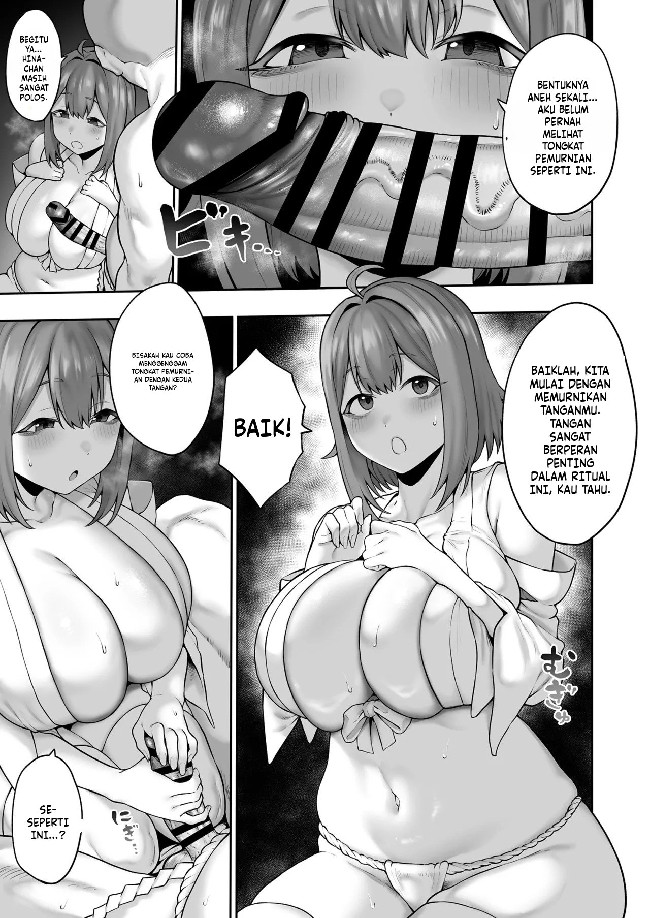 Muchi Muchi Tennen Joshidaisei no Dosukebe Jorei Taikenroku Chapter 1 – halaman 9
