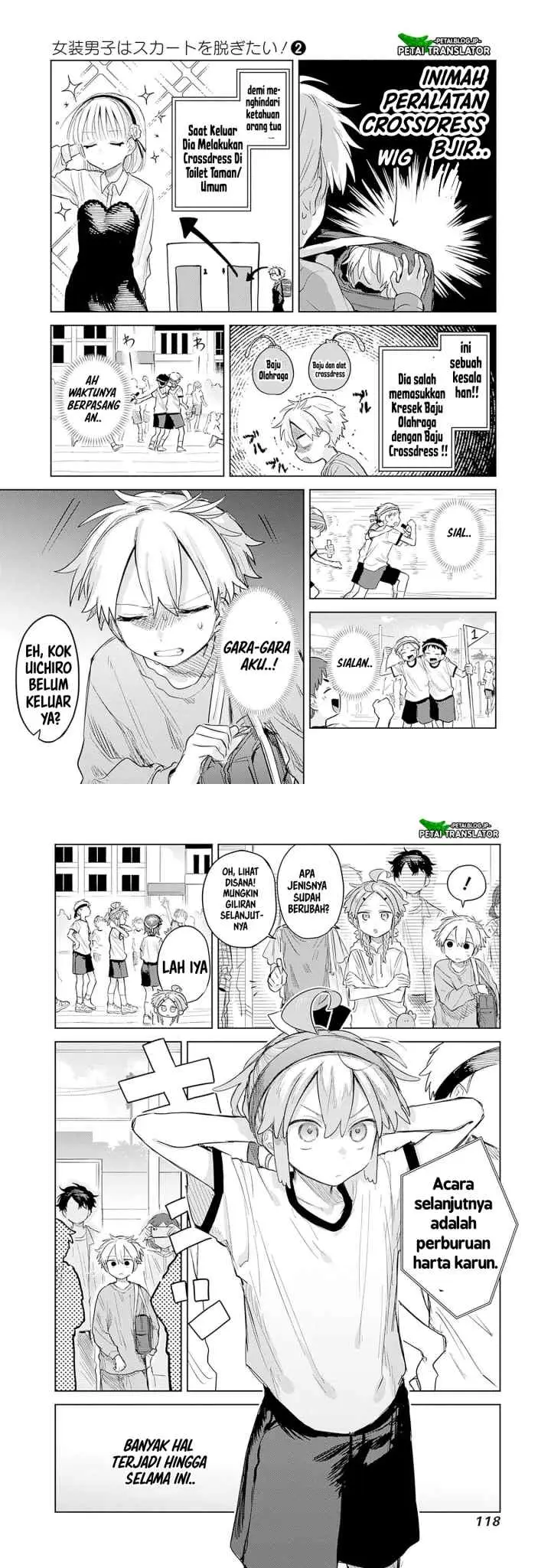 Josou Danshi wa Skirt wo Nugitai! chapter 11 halaman 4