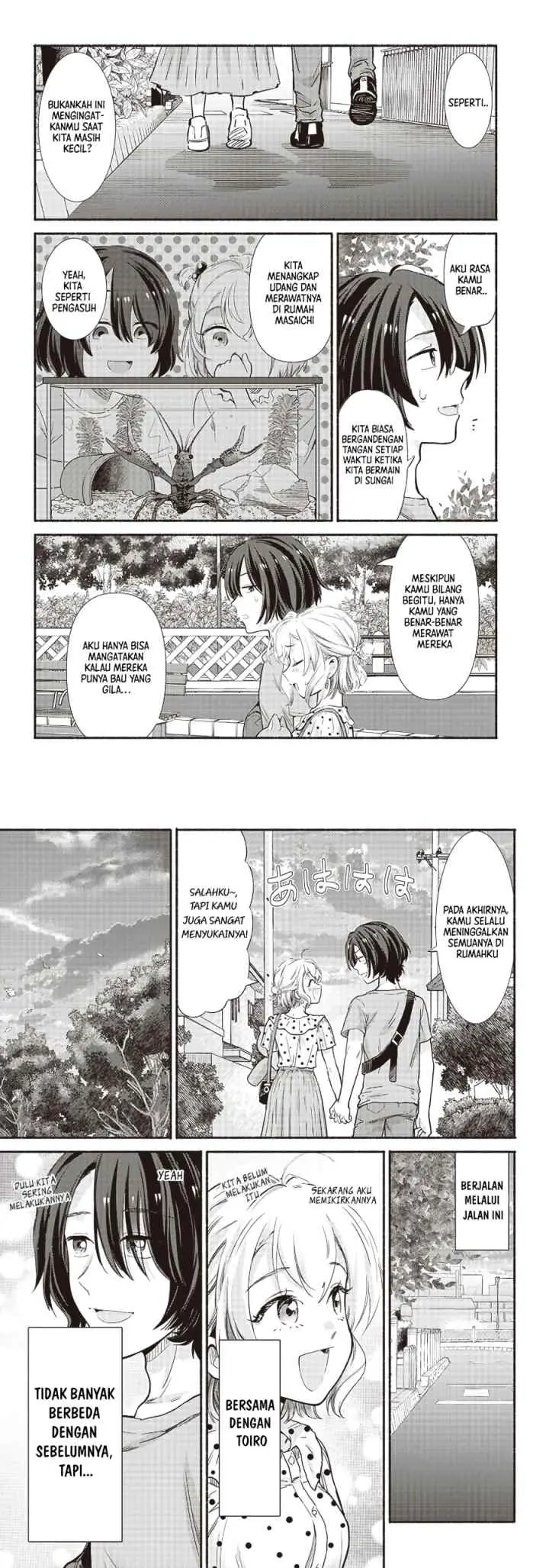 Nee, Mou Isso Tsukiacchau? Osananajimi no Bishoujo ni Tanomarete, Camo Kareshi Hajimemashita chapter 9 halaman 9