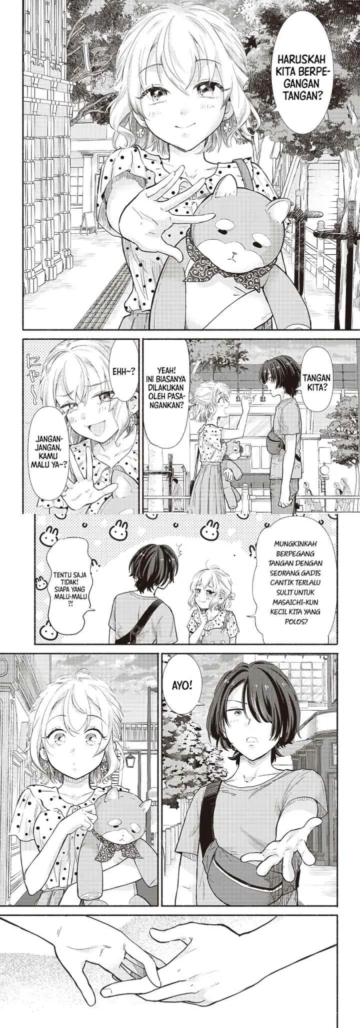 Nee, Mou Isso Tsukiacchau? Osananajimi no Bishoujo ni Tanomarete, Camo Kareshi Hajimemashita chapter 9 halaman 7