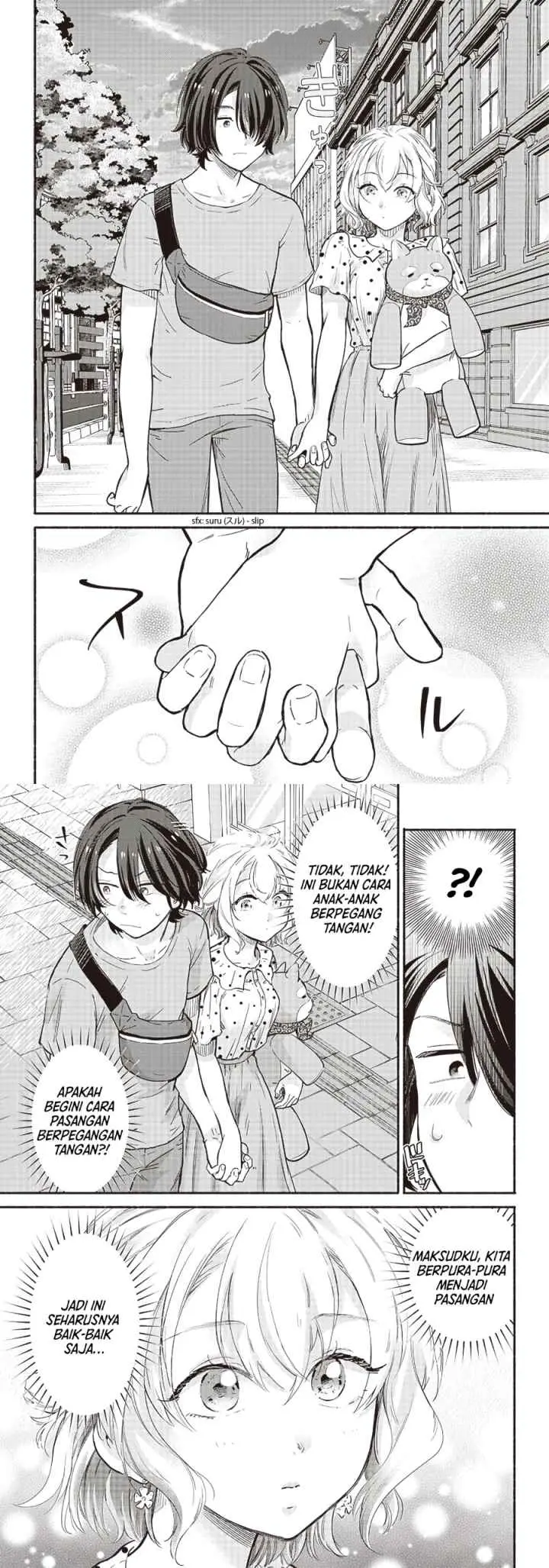 Nee, Mou Isso Tsukiacchau? Osananajimi no Bishoujo ni Tanomarete, Camo Kareshi Hajimemashita chapter 9 halaman 8