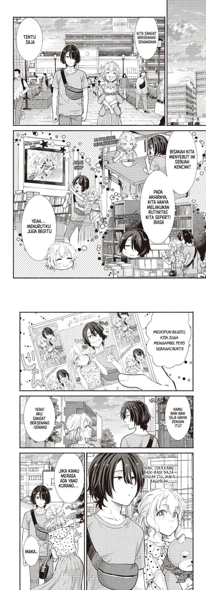 Nee, Mou Isso Tsukiacchau? Osananajimi no Bishoujo ni Tanomarete, Camo Kareshi Hajimemashita chapter 9 halaman 6