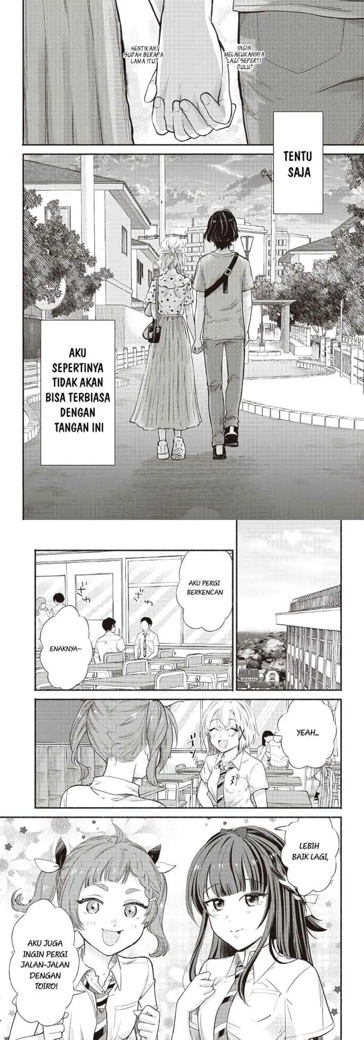 Nee, Mou Isso Tsukiacchau? Osananajimi no Bishoujo ni Tanomarete, Camo Kareshi Hajimemashita chapter 9 halaman 10