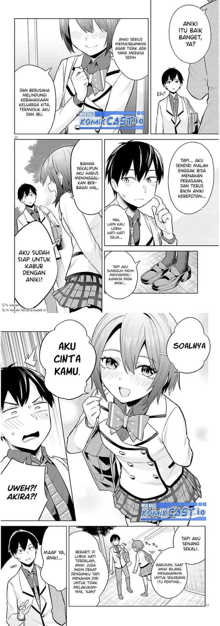 Jitsu wa Gimai (Imouto) deshita. ~Saikin de Kitagiri no Otouto no Kyorikan ga Yatara Chikaiwake~ chapter 11 halaman 6