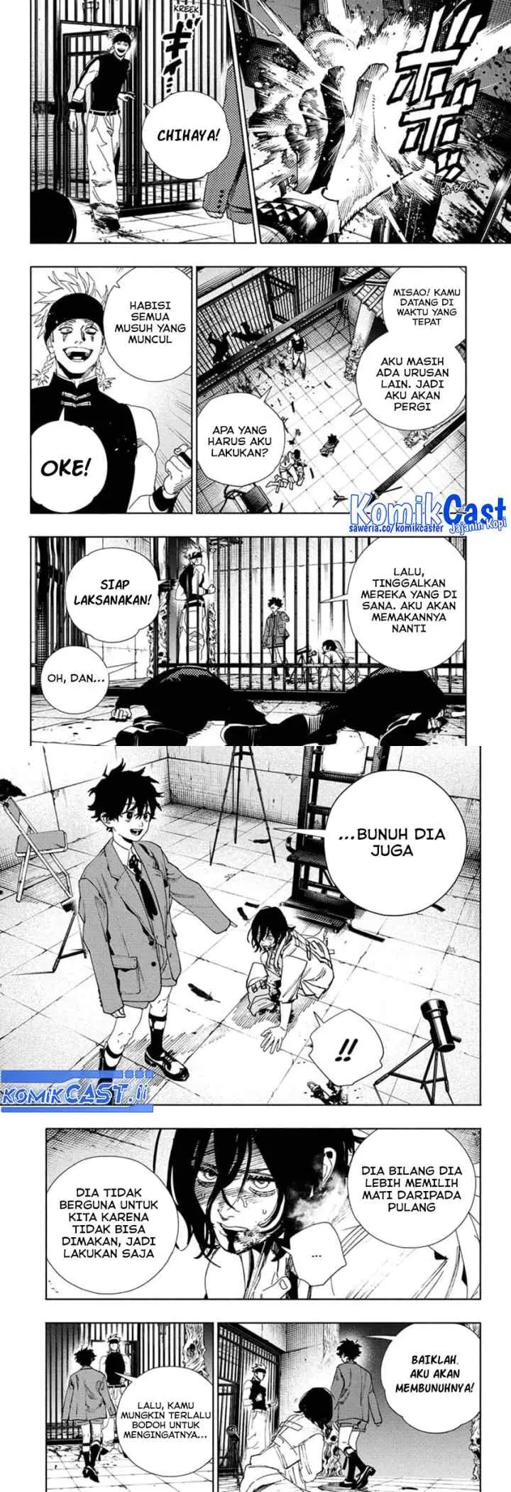 Gokurakugai chapter 28 halaman 8