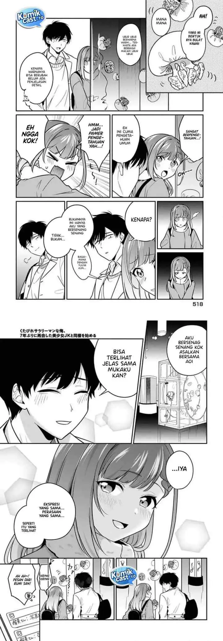 Kutabire Salarymen no Ore, 7nenburi ni Saikai shita Bishoujo JK to Dosei wo Hajimaru chapter 22 halaman 5