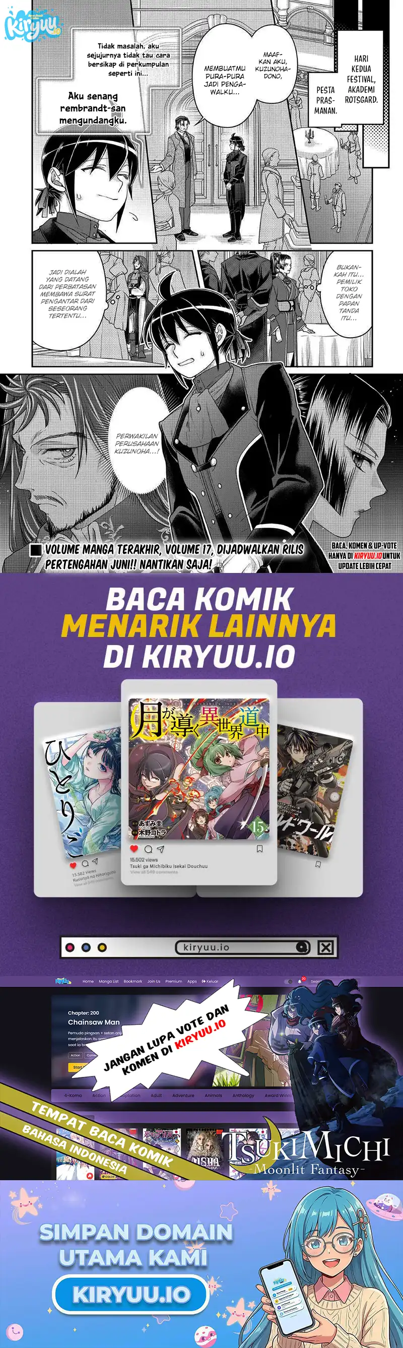 Baca Tsuki ga Michibiku Isekai Douchuu - Chapter 116 halaman 29