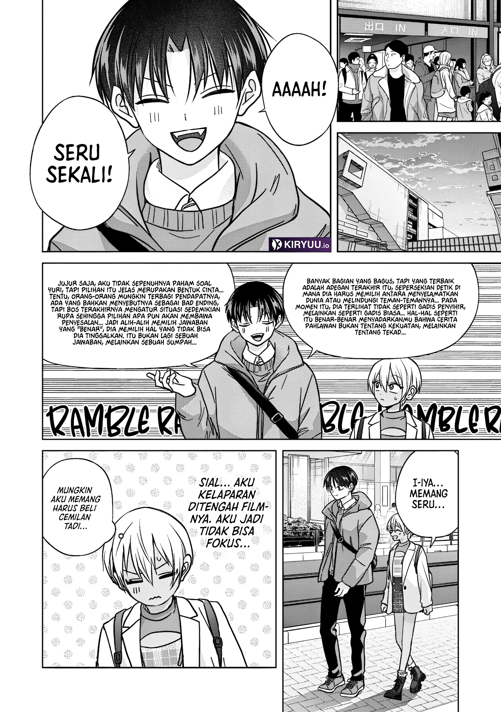 Baca Kusunoki-san wa Koukou Debut ni Shippai shite Iru - Chapter 50 halaman 13